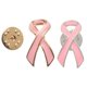 thumbnail image 1 of 2 Piezas De Broche De Joyería Para Mujer Con Lazo De Concientización Sobre El Cáncer De Mama Rosa, 1 of 5
