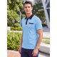 thumbnail image 4 of INSPIRE CHIC Camisa Polo de Hombre de Manga Corta con Bolsillo en el Pecho Camisas de Golf Casual XXL Azul, 4 of 5