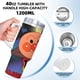 thumbnail image 5 of Anpanman Vaso aislado de acero inoxidable con asa, diseño temático, regalo para familia, amigos y fans; incluye pajita y encaja en el portavasos estándar, 40 oz, 5 of 6