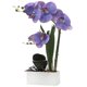 thumbnail image 1 of Orquídea artificial FuleHouzz 38 cm Lavanda con jarrón de cerámica, 1 of 7