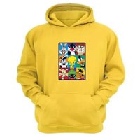 Genérico - Polerón Canguro Dibujos Animados Lt Amarillo Talla Xl Unisex