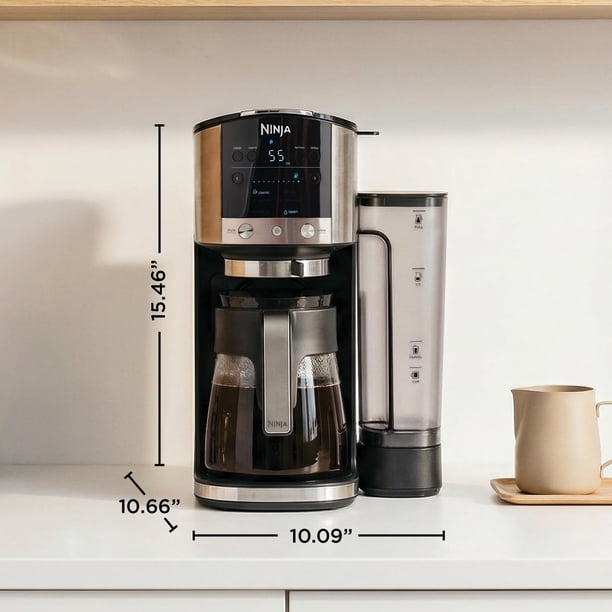 Cafetera Ninja DualBrew GP161 con jarra de acero inoxidable para