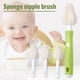 thumbnail image 3 of Juego de pinzas de esponja para botella infantil con limpiador de pezones y soporte, cabezales de esponja de repuesto giratorios de 360° N/a/a, 3 of 6