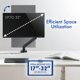 thumbnail image 4 of Brazo para Monitor Stellar Mounts 17-32" USB Multimedia Negro Mate, 4 of 8