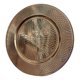 thumbnail image 2 of Pack 4 Plato De Decoracion Hogar Decorativo Metalico 33cm Marrón, 2 of 3