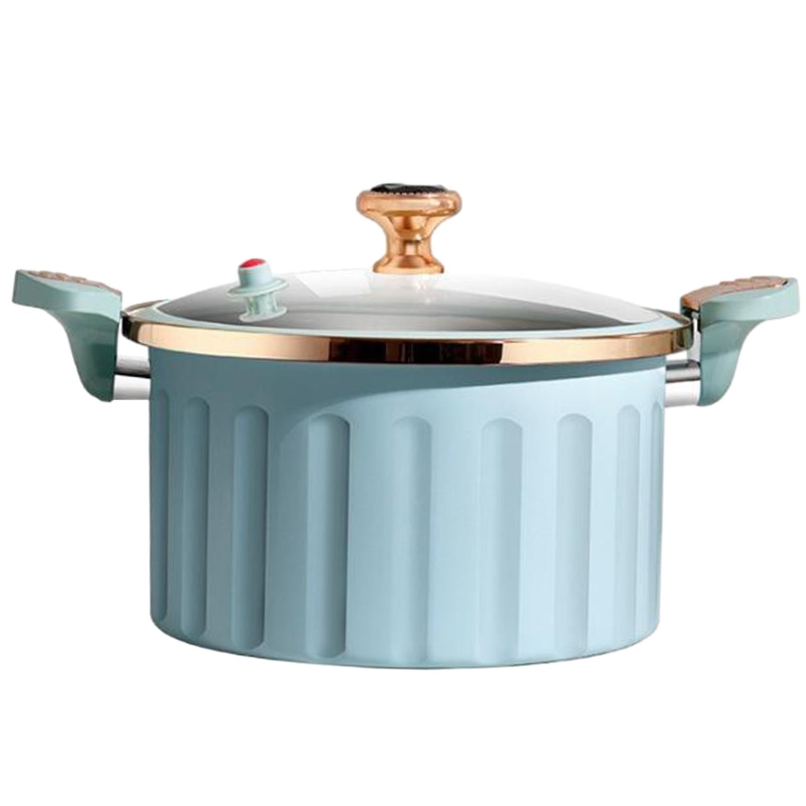 Bothyi - Olla De Sopa 8l Utensilios De Cocina Hechos A Mano Pasta Olla De Fideos Instantáneos Para Sopa De Fideos De Comida Azul