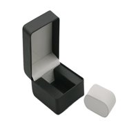 Magideal - Organizador De Caja De Almacenamiento De Reloj Individual Con Forro Suave, Soporte De Almacenamiento De Exhibición De Reloj Portátil, Estuche De Viaje Negro