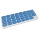 thumbnail image 5 of Organizador de pastillas, caja de pastillas, caja organizadora de medicamentos mensual de 31 días, contenedor de pastillas grande, estuche , Azul, 5 of 5