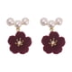 thumbnail image 1 of Pendientes De Flores Pendientes De Boda Para Mujeres Y Niñas Pendientes Colgantes De Cumpleaños, 1 of 3