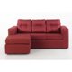 thumbnail image 2 of Sofá Modular Rodas 3 Cuerpos Tela Rojo, 2 of 7