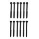thumbnail image 3 of Tornillos de montaje de 12 piezas para pastillas de bajos para pastillas pb jb negras, 3 of 5