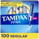 thumbnail image 1 of Tampones Tampax Pearl Regular Absorbency, 100 unidades x 2 paquetes, 1 of 9