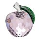 thumbnail image 2 of 4x5.5cm Colorido Crystal Apple Handcraft Christmas Eve Souvenir Pink, 2 of 5
