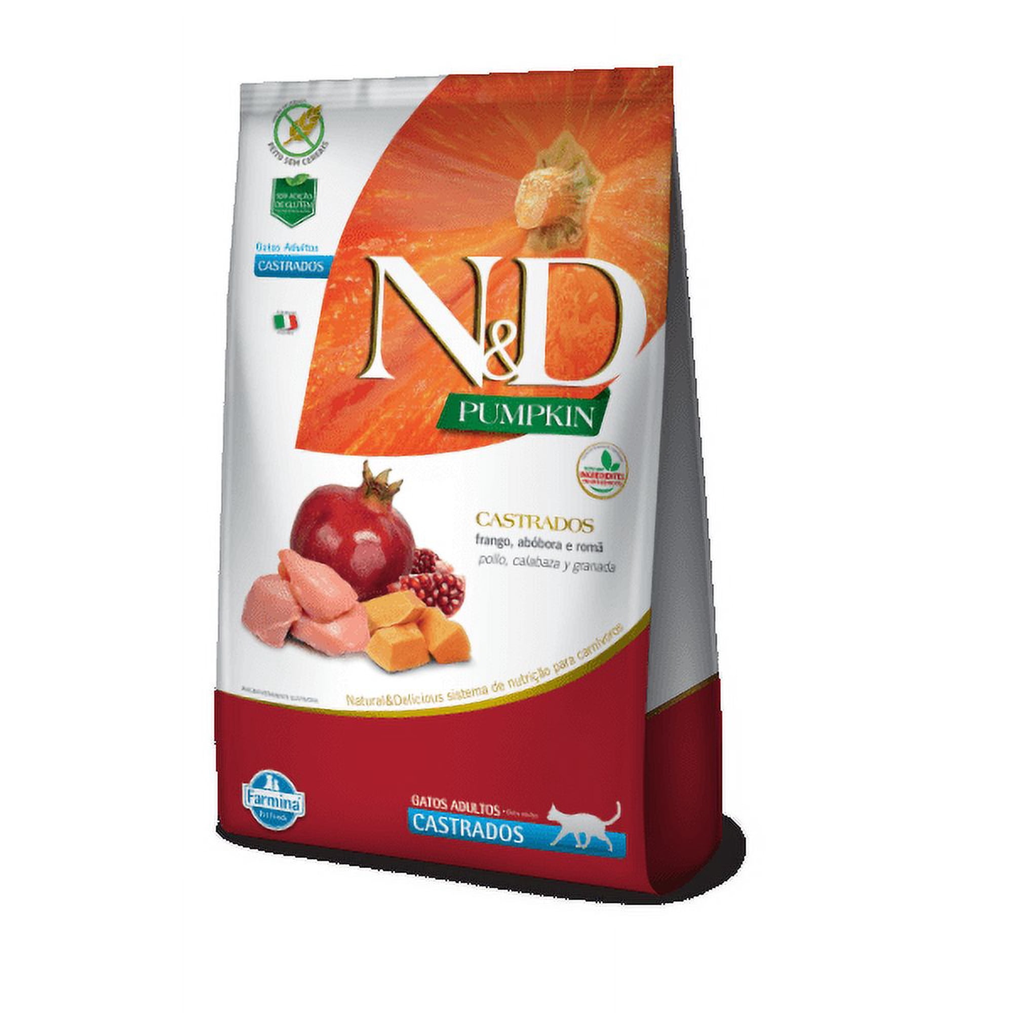 Alimento para Gato Adulto Castrado N&D Pollo Granada 1,5kg