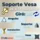 thumbnail image 2 of Soporte TV 26 a 55 Pulgadas 35Kg Soporte TV de Pared Ajustable, 2 of 11