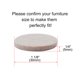 thumbnail image 2 of 16pcs Almohadillas de Fieltro para Muebles Redondas 1 1/8" Protector de Piso para Patas de Sillas, 2 of 7