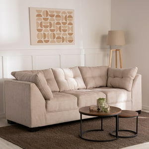 Muebles Mpr - Sofá Edimburgo Chenille Beige