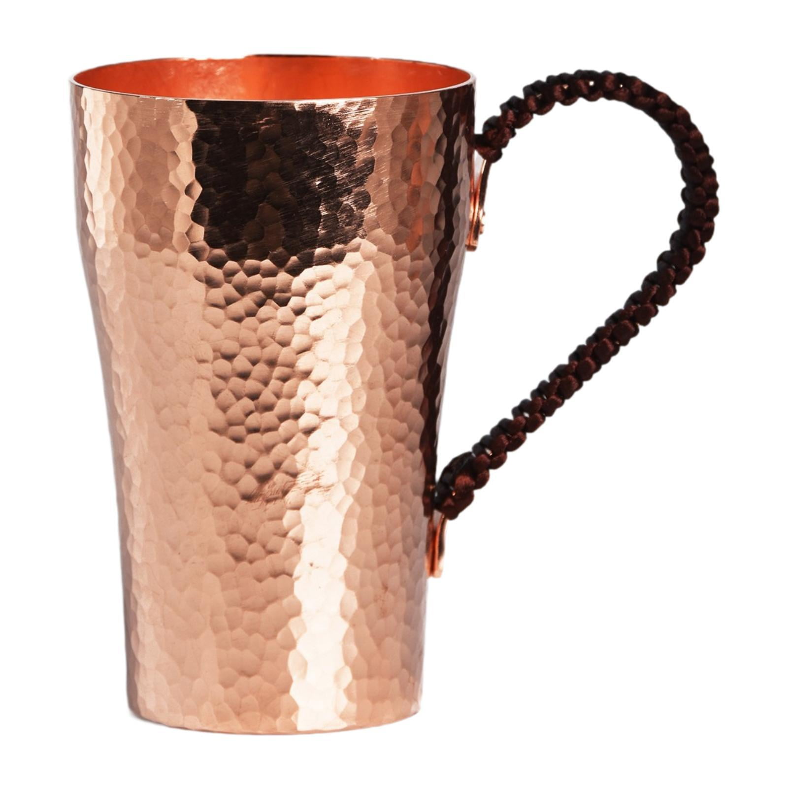 Magideal - Taza De Cobre Moscow Mules De 400 Ml, Taza De Cobre Espesado Para Té, Taza De Cobre Para Café, Taza De Cobre Puro Para Café Con Leche, Bebidas Caseras Martillado