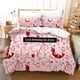 thumbnail image 1 of Kawaii Capybaras Bedding Set Twin Full Size Bed Set Aldult Kid Bedroom Duvetcover Sets Anime Bed Sheet Set Bed Sheets, 1 of 5