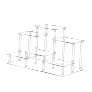 Bothyi - Soporte De Exhibición De Acrílico Para Juguetes, Cosméticos, Decoración Del Hogar, Pequeño Y Transparente