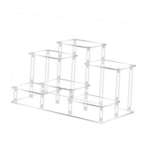 Bothyi - Soporte De Exhibición De Acrílico Para Juguetes, Cosméticos, Decoración Del Hogar, Pequeño Y Transparente