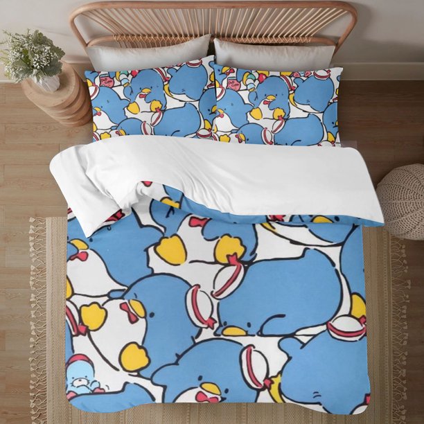Tuxedosam 3-Piece Bedding Set For Kids Boys Girls Adult Cartoon Warm Cute Fashion Holiday Present Gift Bed Sheets