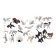 thumbnail image 4 of Mini Animales Del ártico Juguetes Chimpancés Animales Modelo Decoración De Mesa, 4 of 6