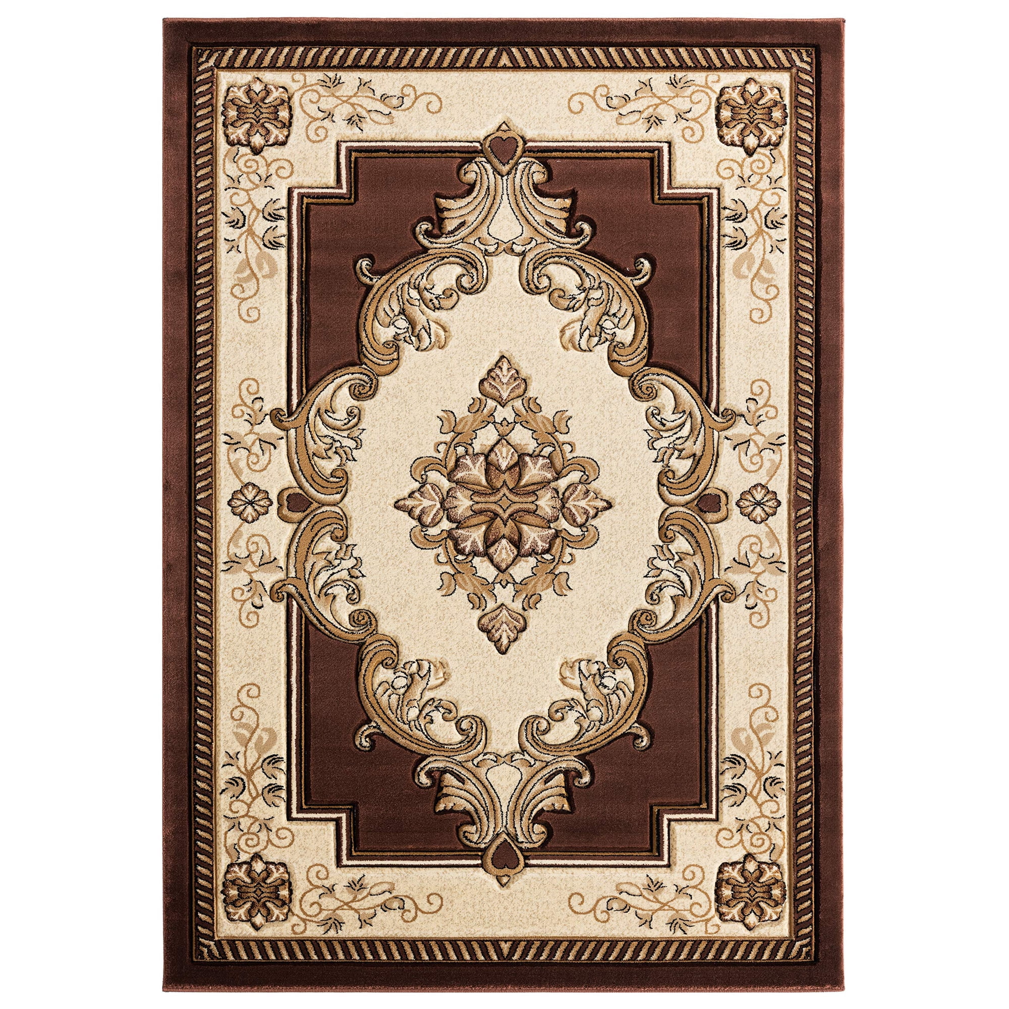Alfombra United Weavers Bristol Fallon Chocolate 56 X 81 Cm