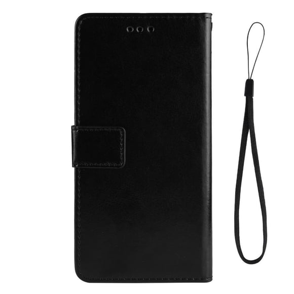 Funda tipo libro para Motorola MOTO G8 Power Lite, cartera todo‑en‑uno, funda multifuncional con tarjetero y correa de muñeca desmontable