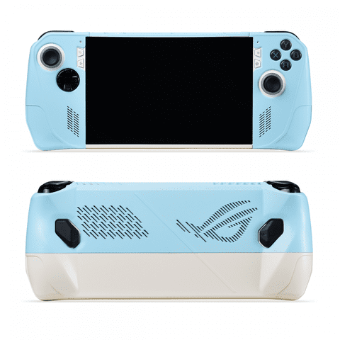 Genérico - Funda Protectora Para Consola De Juegos Asus Rog Ally Funda Protectora Para Consola De Juegos Con Pintura En Aerosol De Superficie Y Color De Contraste-Morado Blanco