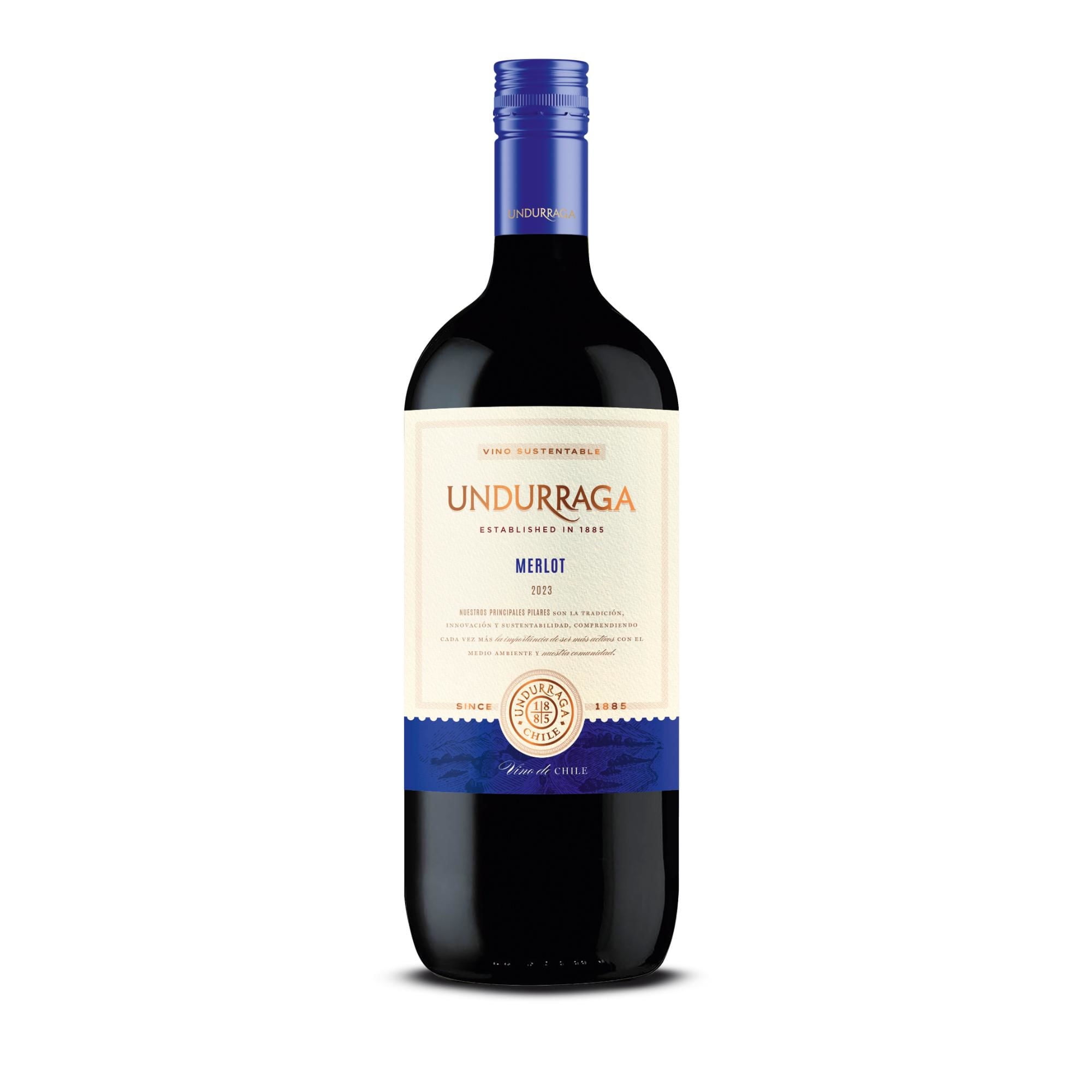 Vino Tinto Merlot 13° Botella 1500 ml Undurraga
