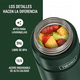 thumbnail image 3 of Termo Comida Acero Inox King 710ml Matt Green, 3 of 6