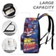 thumbnail image 4 of Volver al Futuro-theme Backpack, Campus style schoolbag Bookbag with Adjustable Shoulder Straps And Large Zip Compartment, Unisex Travel Bags.42x30x15cm, 4 of 6