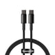 thumbnail image 1 of Cable USB-C a USB-C 1m Carga Rapida (Negro) - Baseus, 1 of 2