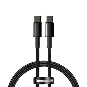 Baseus - Cable Tungsten Gold Carga Rapida Tipo C A C 1Mt