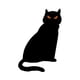 thumbnail image 1 of Estacas De Jardín Con Silueta De Gato Negro, Hierro Para Fiesta De Halloween Para Patio Estilo B, 1 of 5