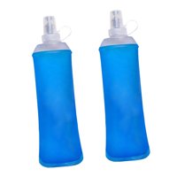 Ioensy - Frasco Blando A Prueba De Fugas, Botella De Agua Blanda De 500Ml Para Correr, Trotar, Senderismo, 2 Uds.