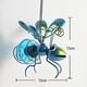 thumbnail image 2 of 2pcs Luz De Abeja Colgante Alimentada Por Energía Solar Insectos De Metal Led Exterior Con Resortes Rebotantes Luces De Hadas Solares Para La Decoración Exterior Del Jardín Patio Trasero, 2 of 3