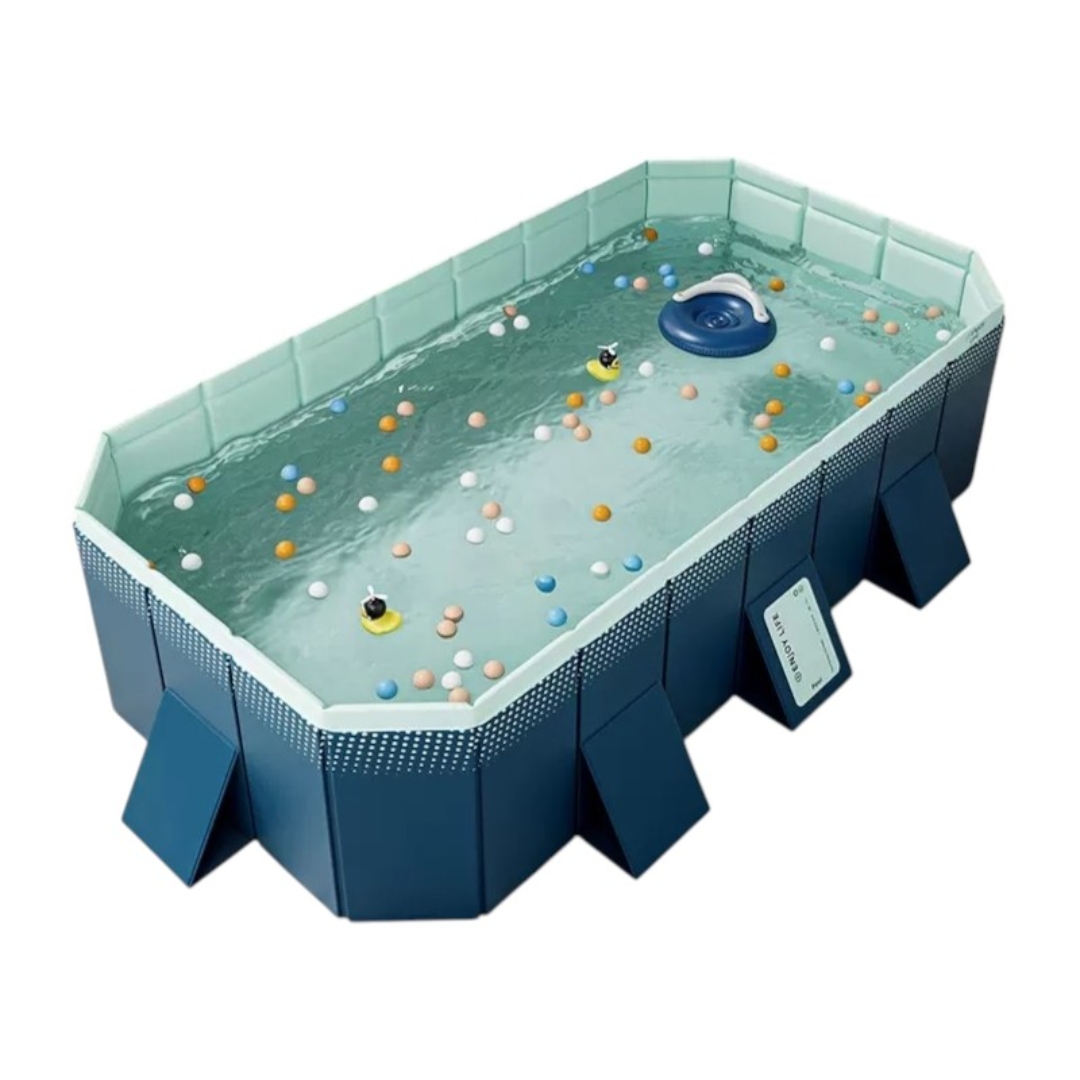 Piscina Plegable No Requiere Inflado 300Cm Niños Lubabycas
