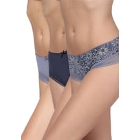 Pack 3X Pantaleta Algodón P314.0024-Azu6 Kayser