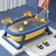 thumbnail image 5 of Bañera Plegable Tipo Cangrejo con malla y juegos Azul, 5 of 7