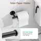 thumbnail image 5 of Juego de accesorios de baño USHOWER de acero inoxidable negro mate, 5 of 9