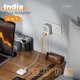 thumbnail image 4 of Adaptador de enchufe de viaje TESSAN 2 unidades India tipo D, 4 of 7