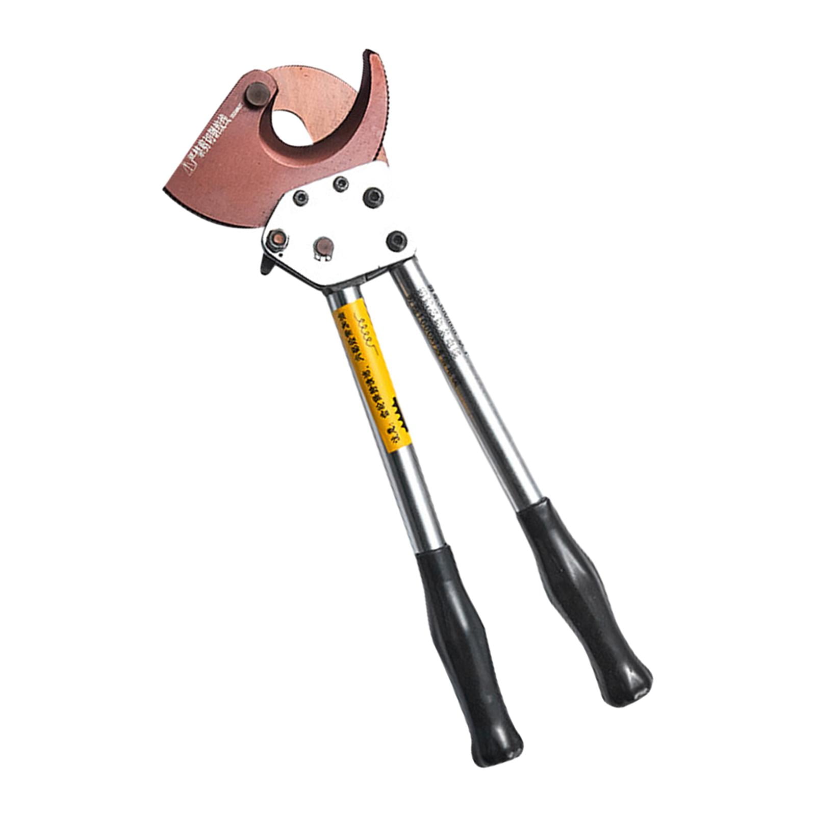 Magideal - Cortador De Cables De Trinquete, Tijeras De Cables, Núcleo De Aluminio Y Cobre Eficiente, Cable Blindado, Alicates De Mango Antideslizante De Corte Rá , Estilo A