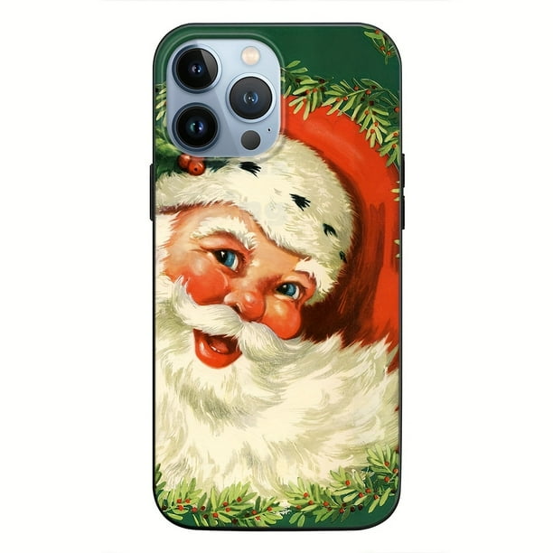 Santa Claus Cover Popular Pattern Anti-fall Matte Phone Case For Iphone14ProMax/14Plus/14Pro/14, Iphone13ProMax/13MINI/13Pro/13, Iphone12ProMax/12Pro/12/12MINI, Iphone11ProMax/11Pro/11/SE2020/SE2022/X