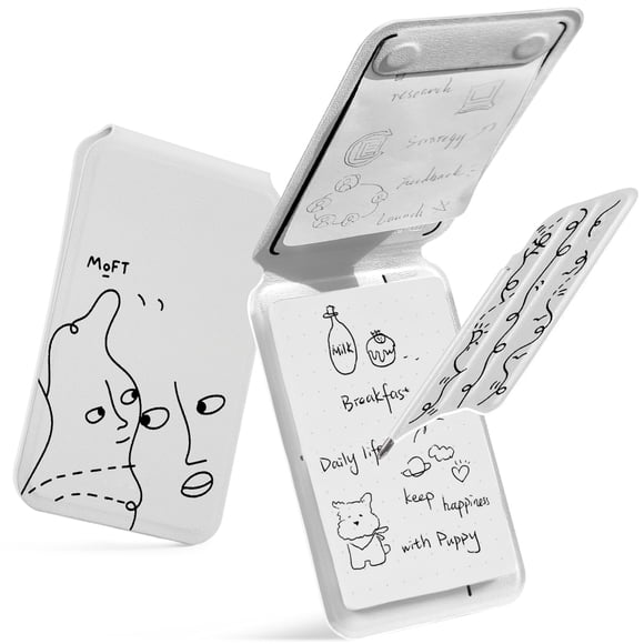 Note Flip MOFT Magnetic compatible con bolígrafo y bloc de notas Shantell