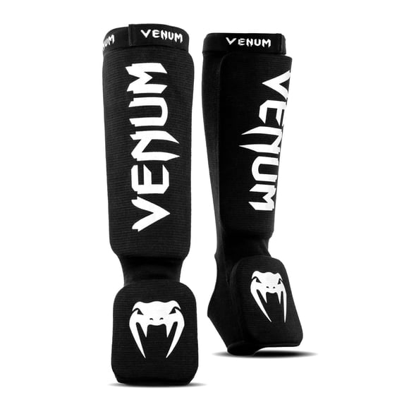 Espinilleras Venum Kontact Black Xl 100% Algodón Para Adultos