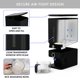 thumbnail image 5 of Dispensador de arroz Retail Blade, almacenamiento de 12 kg con taza medidora, color negro, 5 of 8
