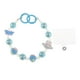 thumbnail image 1 of Pulsera De Cuentas De Dibujos Animados Decoración De Pulsera Para Aniversario San Valentín Boda Azul, 1 of 3