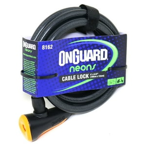 On Guard - Candado C/Llave 180 X 12Mm Naranjo